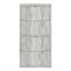 Bookshelf, Bookcase, Etagere, 5 Tier, 48H, Office, Bedroom, Grey Laminate - Monarch