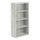Bookshelf, Bookcase, Etagere, 5 Tier, 48H, Office, Bedroom, Grey Laminate - Monarch