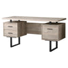Computer Desk, Home Office, Laptop, Left, Right Set-up, Storage Drawers, 60L - Monarch Specialities