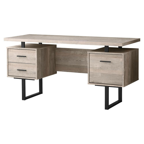 Computer Desk, Home Office, Laptop, Left, Right Set-up, Storage Drawers, 60L - Monarch Specialities
