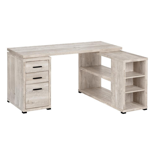 Computer Desk, Home Office, Corner, Left, Right Set-up, Storage Drawers - Monarch