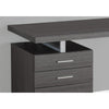 Computer Desk, Home Office, Laptop, Left, Right Set-up, Storage Drawers, 48L - Monarch