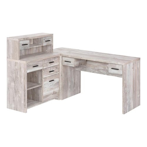 Computer Desk, Home Office, Corner, Left, Right Set-up, Storage Drawers - Monarch