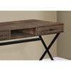 Computer Desk, Home Office, Laptop, Storage Drawers, 48L, Work, Brown Laminate - Monarch