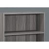 =''Bookshelf, Bookcase, 4 Tier, 36''''H, Office, Bedroom, Grey Laminate, Transitio - Monarch