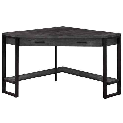 Computer Desk, Home Office, Corner, Storage Drawers, 42L, Work, Laptop - Monarch