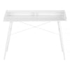 Computer Desk, Home Office, Laptop, Storage Shelves, 48L - Monarch