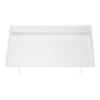 Computer Desk, Home Office, Laptop, Storage Shelves, 48L - Monarch