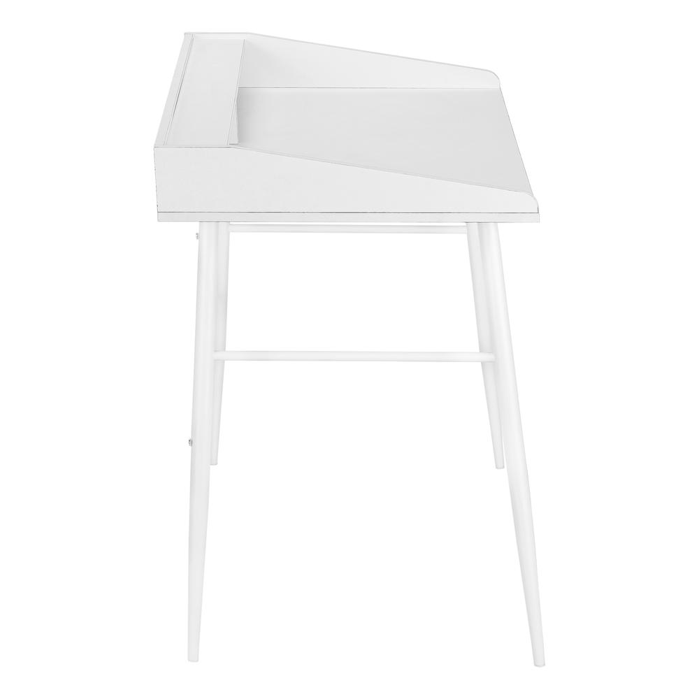 Computer Desk, Home Office, Laptop, Storage Shelves, 48L - Monarch
