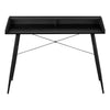 Computer Desk, Home Office, Laptop, Storage Shelves, 48L - Monarch