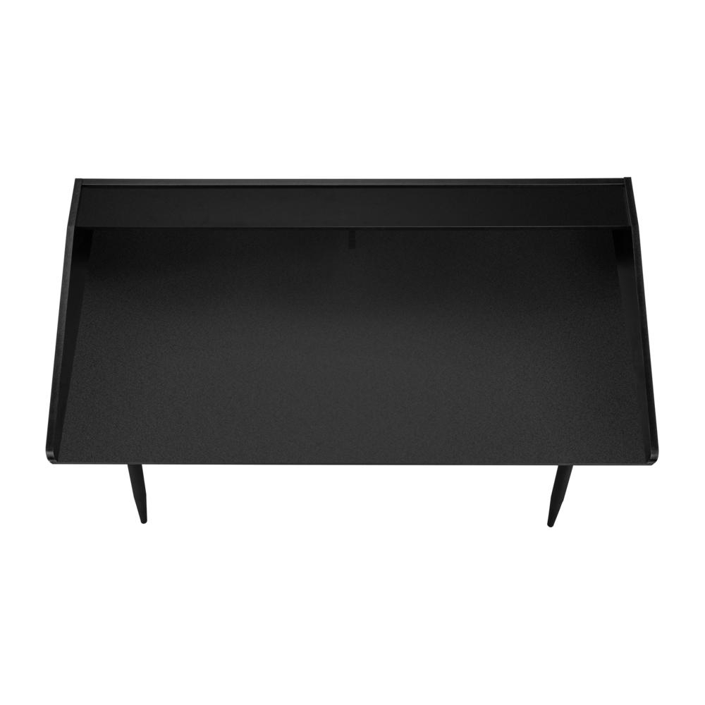 Computer Desk, Home Office, Laptop, Storage Shelves, 48L - Monarch