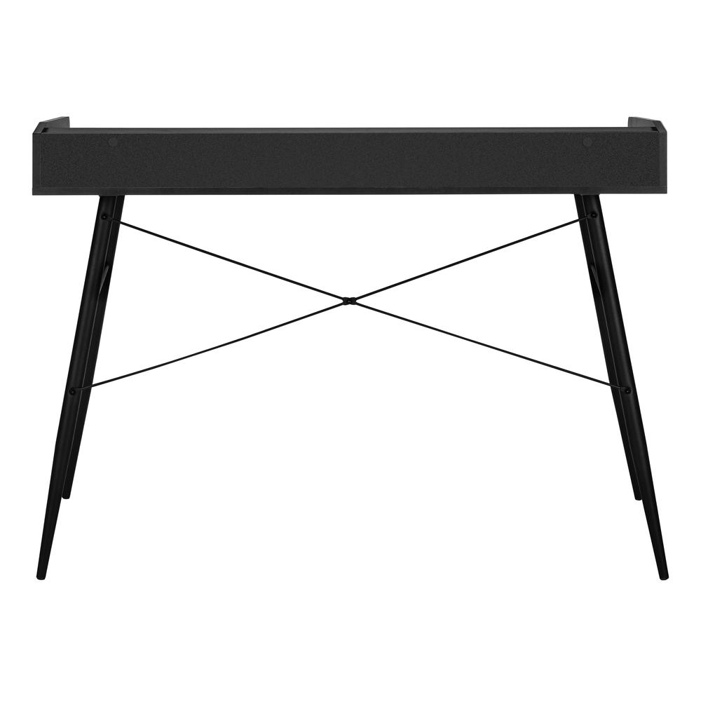 Computer Desk, Home Office, Laptop, Storage Shelves, 48L - Monarch