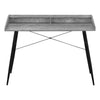 Computer Desk, Home Office, Laptop, Storage Shelves, 48L - Monarch