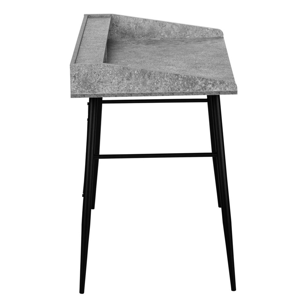 Computer Desk, Home Office, Laptop, Storage Shelves, 48L - Monarch