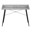 Computer Desk, Home Office, Laptop, Storage Shelves, 48L - Monarch