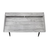 Computer Desk, Home Office, Laptop, Storage Shelves, 48L - Monarch