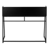Computer Desk, Home Office, Laptop, Storage Shelves, 48L - Monarch