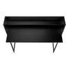 Computer Desk, Home Office, Laptop, Storage Shelves, 48L - Monarch