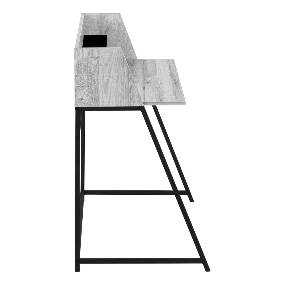 Computer Desk, Home Office, Laptop, Storage Shelves, 48L - Monarch