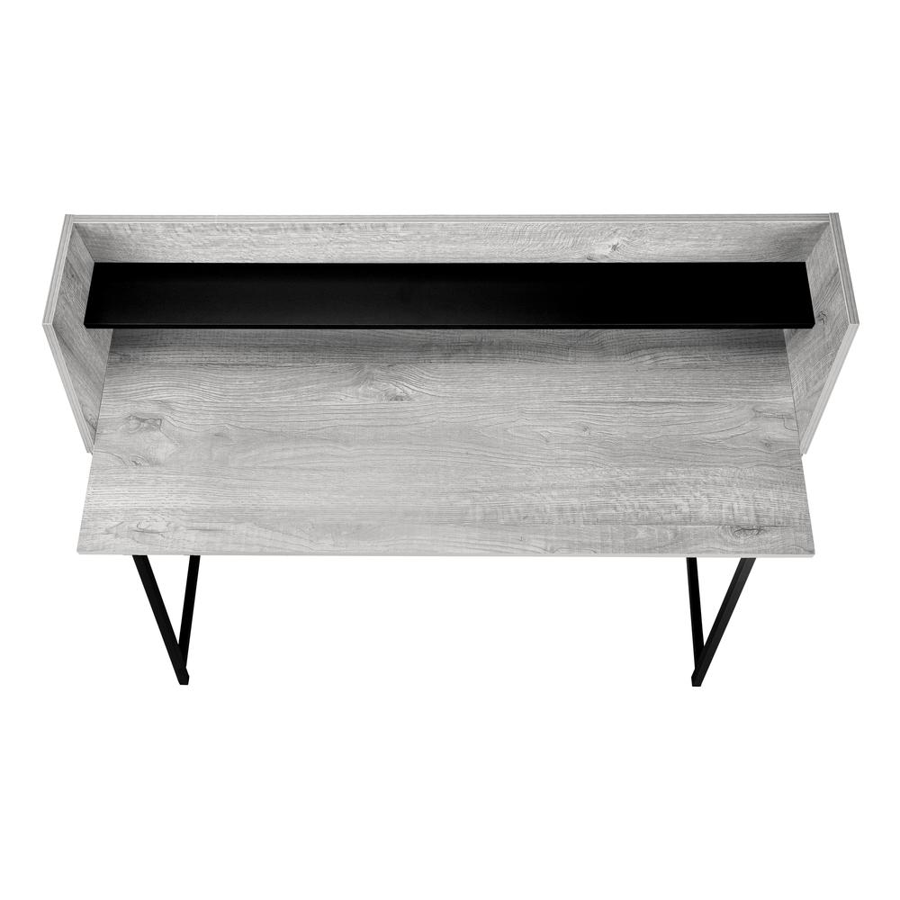 Computer Desk, Home Office, Laptop, Storage Shelves, 48L - Monarch