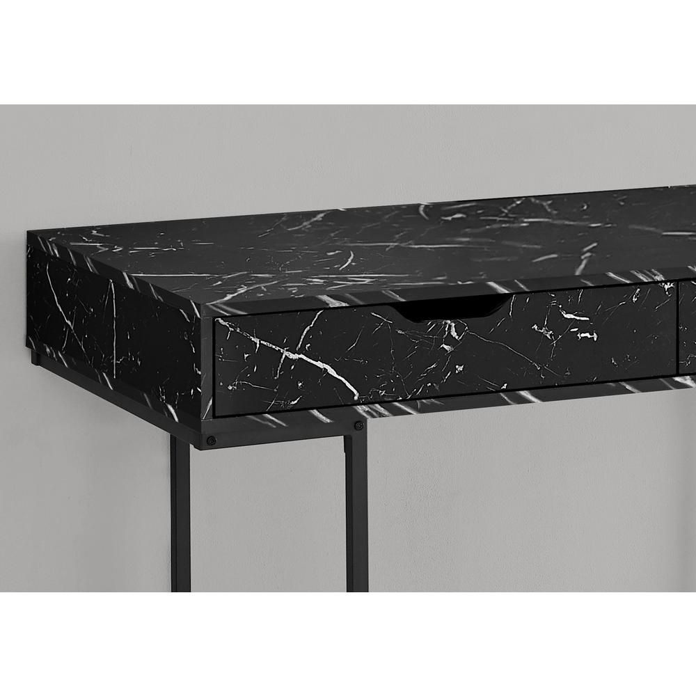Computer Desk, Home Office, Laptop, Storage Drawers, 48L - Monarch