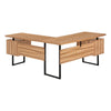 Computer Desk, Home Office, Corner, Left, Right Set-up, Storage Drawers, 70L - Monarch