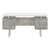 Computer Desk, Home Office, Laptop, Left, Right Set-up, Storage Drawers, 60L - Monarch