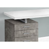 Computer Desk, Home Office, Laptop, Left, Right Set-up, Storage Drawers, 48L - Monarch