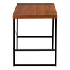 Computer Desk, Home Office, Laptop, 48L, Work, Brown Laminate, Black - Monarch