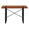Computer Desk, Home Office, Laptop, 48L, Work, Brown Laminate, Black - Monarch