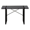 Computer Desk, Home Office, Laptop, 48L, Work, Grey Laminate, Black - Monarch