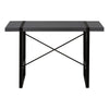 Computer Desk, Home Office, Laptop, 48L, Work, Grey Laminate, Black - Monarch