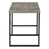 Computer Desk, Home Office, Laptop, 48L, Work, Grey Laminate, Black - Monarch