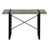 Computer Desk, Home Office, Laptop, 48L, Work, Grey Laminate, Black - Monarch