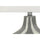 25''H, Table Lamp, Grey Ceramic, Ivory / Cream Shade, Contemporary, Modern - Monarch