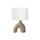 25''H, Table Lamp, Brown Ceramic, Ivory / Cream Shade, Contemporary, Modern - Monarch