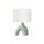 25''H, Table Lamp, Green Ceramic, Ivory / Cream Shade, Contemporary, Modern - Monarch