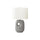 26''H, Table Lamp, Grey Ceramic, Ivory / Cream Shade, Contemporary, Modern - Monarch