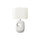 26''H, Table Lamp, White Ceramic, Ivory / Cream Shade, Contemporary, Modern - Monarch