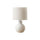 Lighting, 16''H, Table Lamp, White Resin, Ivory / Cream Shade, Contemporary - Monarch