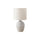 17''H, Table Lamp, Ivory Ceramic, Ivory / Cream Shade, Contemporary, Modern - Monarch