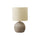 Lighting, 15''H, Table Lamp, Beige Resin, Beige Shade, Contemporary, Modern - Monarch