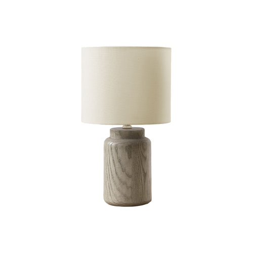 Lighting, 17''H, Table Lamp, Taupe Resin, Ivory / Cream Shade - Monarch