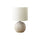 Table Lamp, 16''H, Ivory Concrete, Ivory / Cream Shade, Contemporary, Modern - Monarch