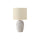 Lighting, 17''H, Table Lamp, White Rattan, Beige Shade, Transitional - Monarch