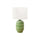 22''H, Table Lamp, Green Ceramic, Ivory / Cream Shade, Contemporary, Modern - Monarch
