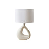 Lighting, 23''H, Table Lamp, Ivory Resin, Ivory / Cream Shade, Contemporary - Monarch