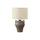 Lighting, 22''H, Table Lamp, Brown Ceramic, Beige Shade, Transitional - Monarch