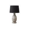 Lighting, 25''H, Table Lamp, Grey Resin, Black Shade, Contemporary, Modern - Monarch