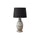 Lighting, 25''H, Table Lamp, Grey Resin, Black Shade, Contemporary, Modern - Monarch